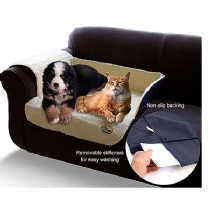 Cleo Pet Sofa Loafer Faux Sheepskin