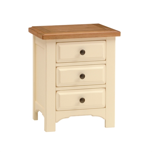 bedroom furniture b and q 3 drawer bedside 450mm ferrara oak