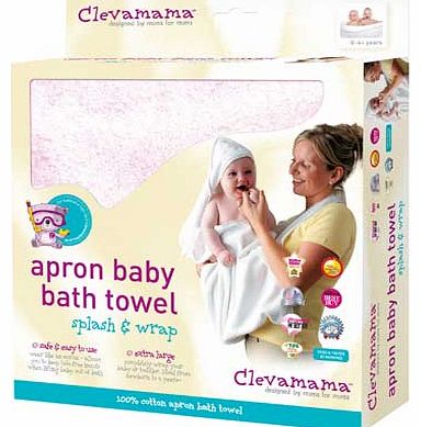 SplashNWrap Baby Apron Towel - Pink
