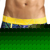 Clever Moda Colourful Forest Piping Brief