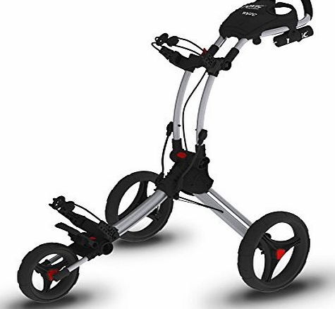 Clicgear ``NEW 2015`` CLICGEAR ROVIC RV1C GOLF TROLLEY ALL COLOURS   FREE GIFT !!!!!!!!!!!! (SILVER/BLACK)