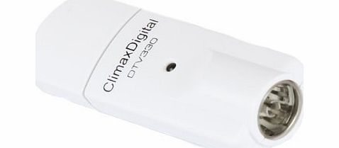 ClimaxDigital DTV330 TV DVB-T USB 2.0 Tuner/Receiver/ Adapter/Dongle/Stick Freeview with Aerial, Remote Control for PC and Laptop (supports XP / Vista 32bit/64bit/Windows 7 32bit/64bit)