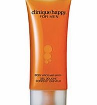 Clinique Happy for Men Body and Hair Wash 200ml