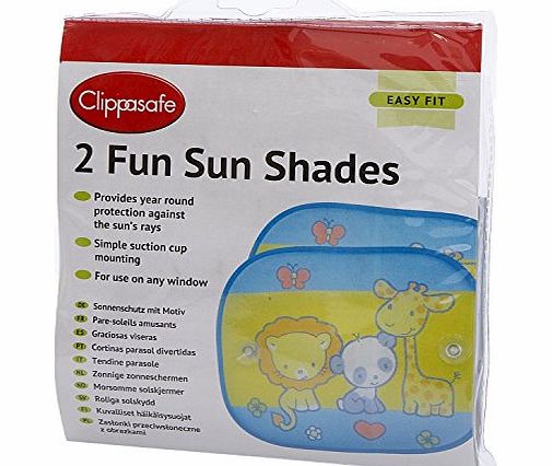 Clippasafe Fun Sun Shade (2-Pack)