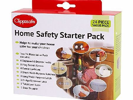 Clippasafe Home Safety Starter Pack (24 Pieces)