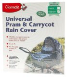 Clippasafe Ltd Clippasafe Universal Pram and Carrycot Rain Cover (Medium)