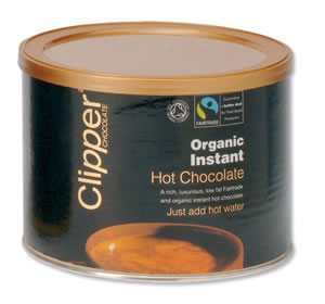Clipper Fairtrade Organic Hot Chocolate Tin 1kg