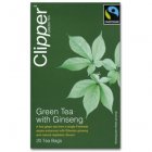 Clipper Teas Case of 6 Clipper Fairtrade Green Tea with Ginseng