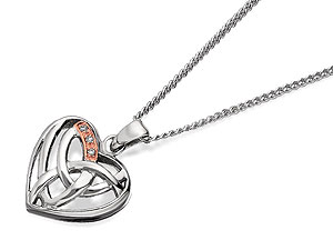 Clogau 9ct Rose Gold And Silver Diamond Eternal