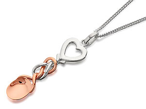 Clogau 9ct Rose Gold And Silver Lovespoons