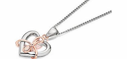 Clogau Silver And 9ct Rose Gold Dwynwen Opal
