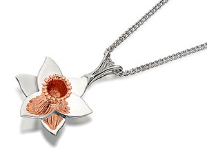 Clogau Silver And 9ct Rose Gold Marie Curie