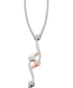 Clogau Sterling Silver and Rose Gold Tree of