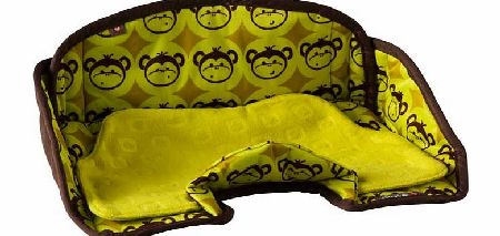 Close Car Seat Protector - Monkey Print