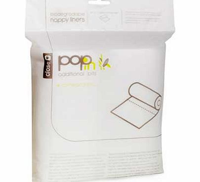 Close Pop-In Disposable Nappy Liners - 2 Pack
