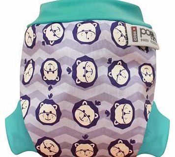 Close Pop In Lion Print Swim Nappy - Size 3