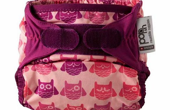 Close Pop-In Single Reusable Nappy - Owl Print