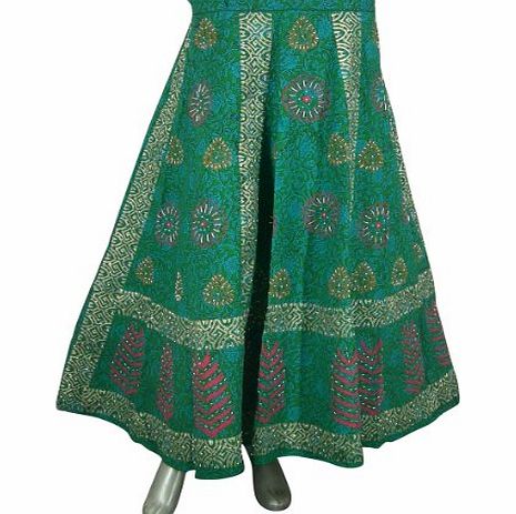 ClothesnCraft Indian Designer Wrap Around Skirt Cotton Clothing for Girls