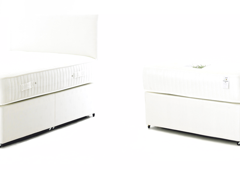 Aloe Vera Pocket 1000 Divan Bed, Small Single,