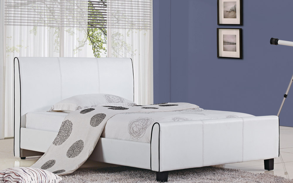Cloud 9 Ravenna Faux Leather Bedstead, King