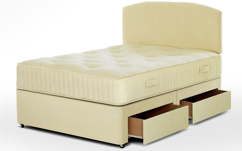 Titan Divan Bed With 4 Free Drawers and