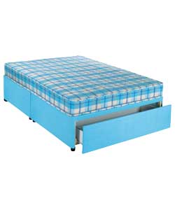 Cloud Nine Darwin Medium Double Divan - End Drawer