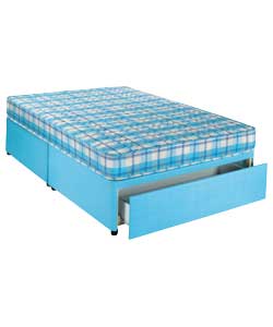 Cloud Nine Darwin Trizone Kingsize Divan - End Drawer