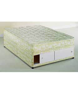 cloud Nine Riga Double Divan Medium Firm Mattress End Slide