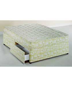 cloud Nine Riga King Size Divan Medium Firm - 2 Drawers