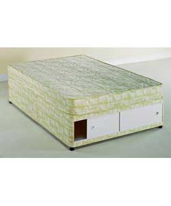 cloud Nine Riga King Size Divan Medium Mattress - End Slide