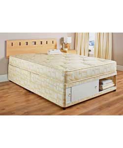 cloud Nine Riga King Size Divan Tufted Trizone - End Slide