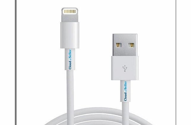 CloudSeller  NEW iPhone 5/5S/5C CHARGER LEAD HIGH QUALITY USB DATA CABLE- 8 Pin - APPLE IPHONE 5/5S/5C, IPOD TOUCH 5 NANO 7 IPAD MINI
