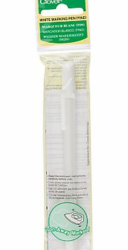 Cloverleaf Clover White Marking Pen, Fine