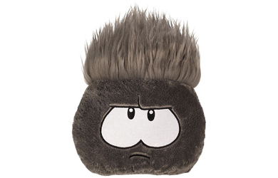 Club Penguin Jumbo Black Puffle Soft Toy
