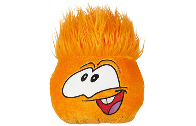 Penguin Jumbo Orange Puffle Soft Toy