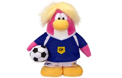 Club Penguin Soft Toys - Soccer Girl