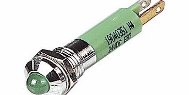 CML-IT 12v Red 5mm LED Indicator Prominent Chrome