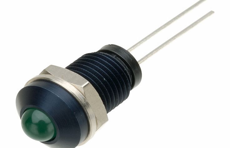 CML-IT 5mm Green LED Indicator Prominent Bezel 19041001