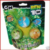 Ben 10 - Pack of 3 Jet Balls ( Ben 10 - Heatblast and Gwen)