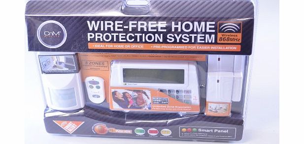 CnM Secure Fully Wireless Home Burglar Alarm System