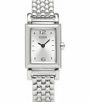 Coach Ladies Madison Silver Steel Bracelet Watch