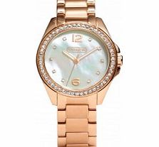 Coach Ladies Tristen Rose Gold Plated Watch