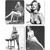 coasters 4 Pack Acetate - Marilyn (bandw)