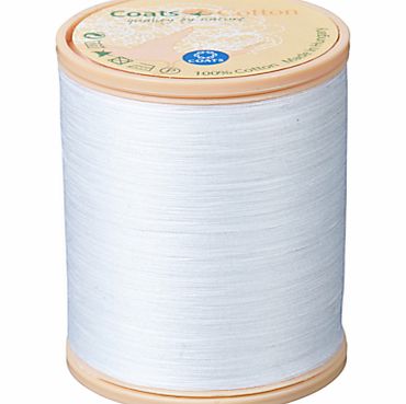 Coats Craft Cotton, 1000m, White 1716