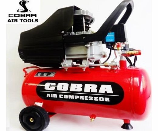 Cobra  AIR TOOLS 25L LITRE AIR COMPRESSOR 9.5 CFM 2.5HP 230V 115PSI 8 BAR POWERFUL