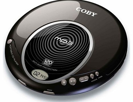 Coby MP-CD521 - Personal MP3/CD Player with 120-Second Anti-Skip Protection