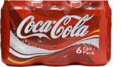 Coca Cola (6x330ml) Cheapest in Sainsburys and