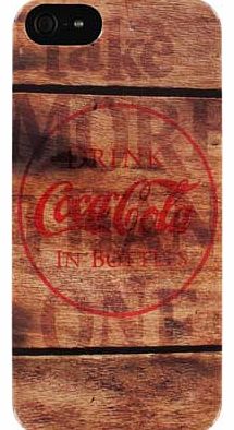 Coca-Cola Logo iPhone 5/5S Hardcover Wood Phone