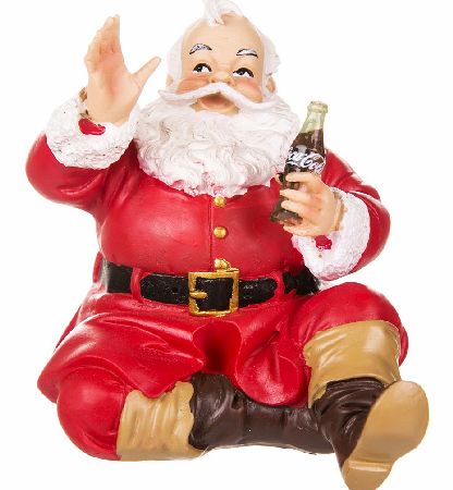 Coca-Cola Sitting Santa Figurine