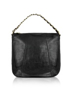 Coccinelle Greta - Black Leather Large Hobo Bag